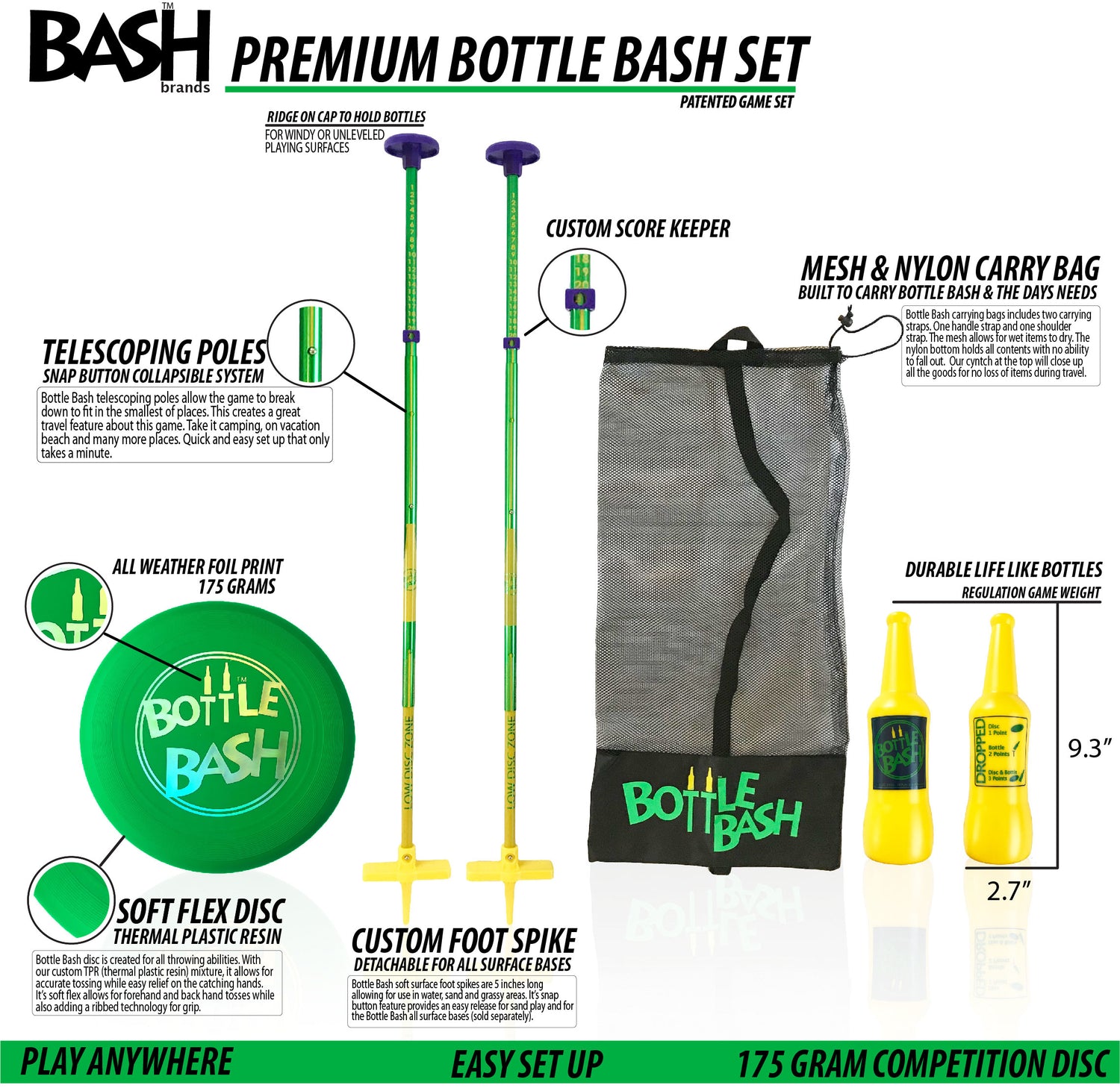 Bottle Bash Game Set Original