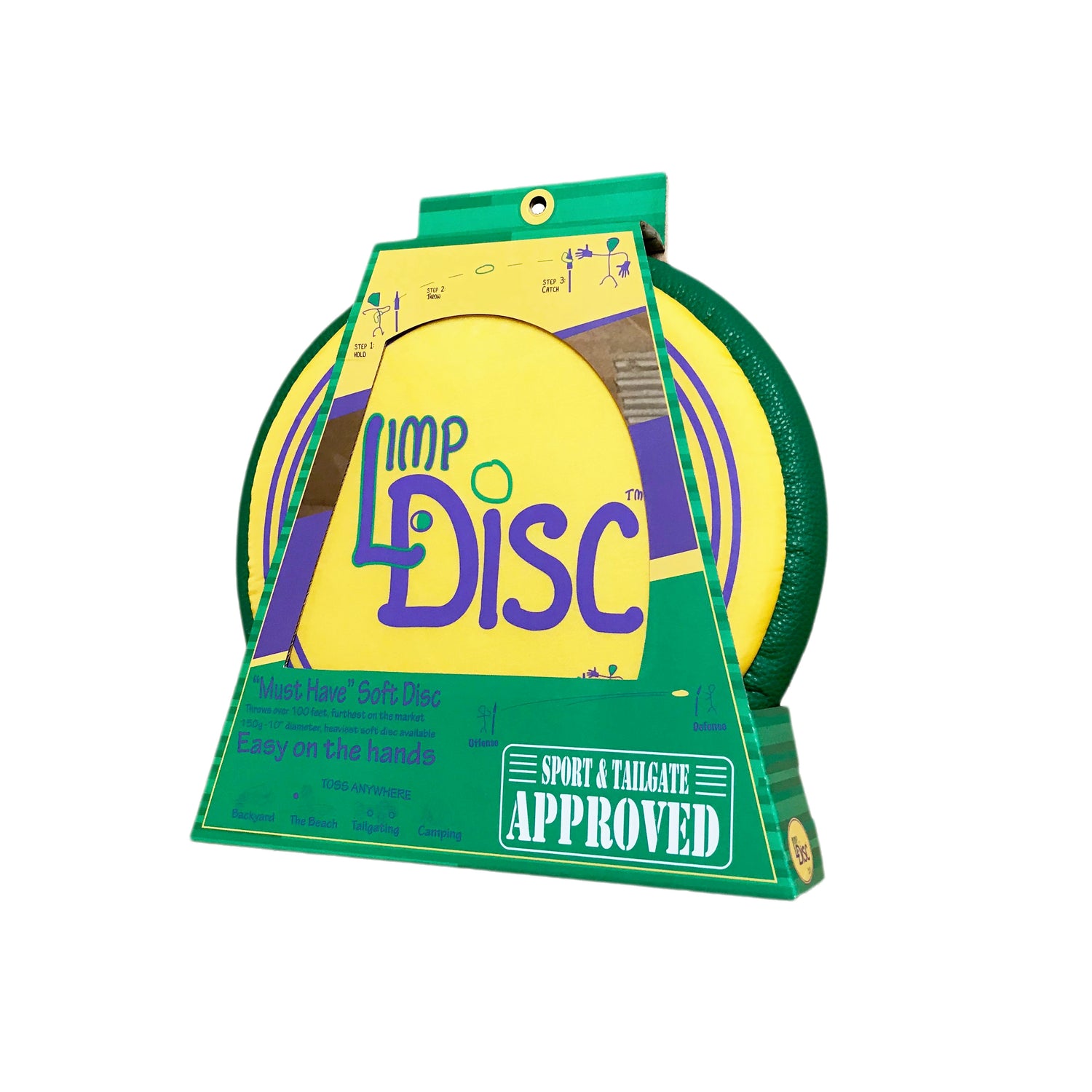 Bottle Bash Limp Disc Ultimate Soft Throwing Disc